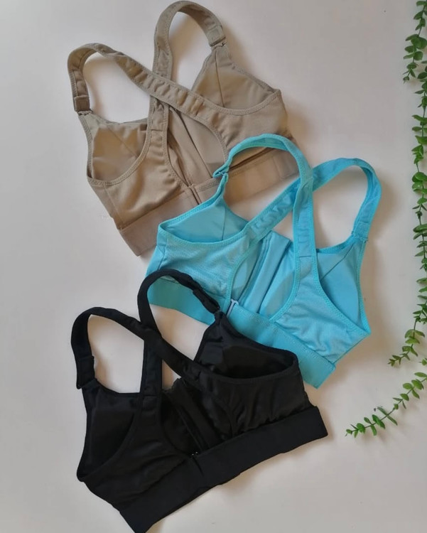 نیمتنه ورزشی زیپدار خارجی آبی و سبز و مشکی