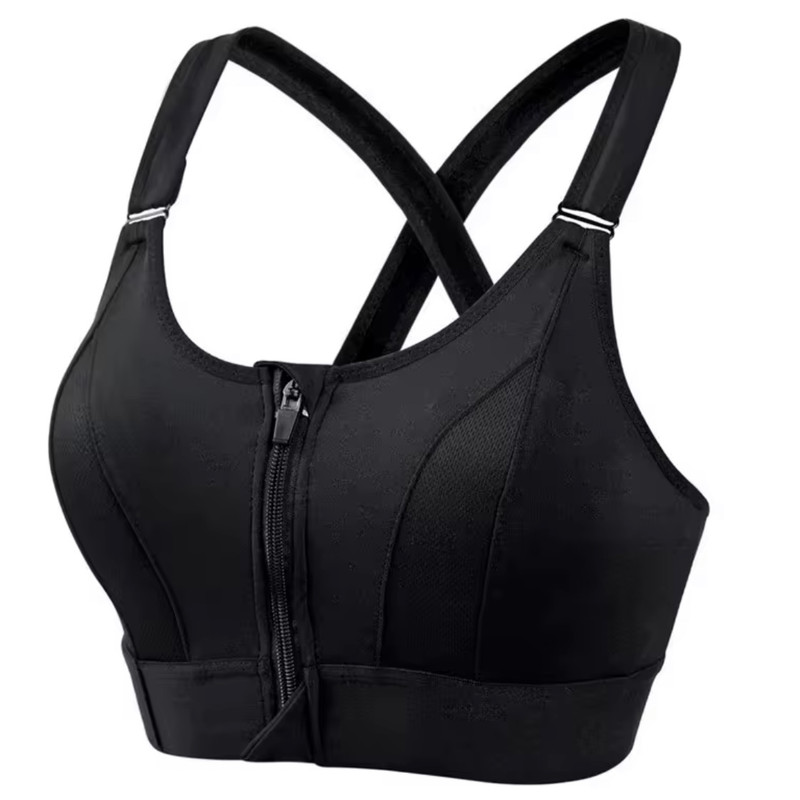 نیمتنه ورزشی زیپدار خارجی مشکی