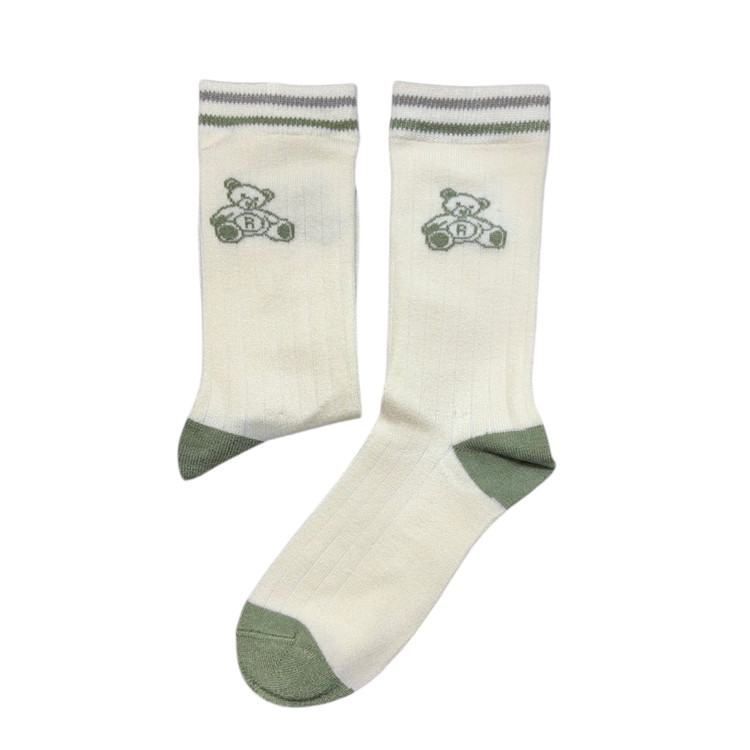 جوراب ساقدار زنانه خارجی طرح خرس