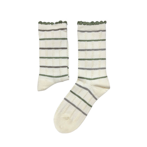 جوراب ساقدار زنانه خارجی راه راه