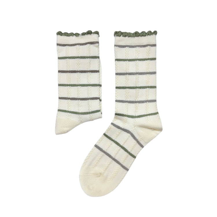 جوراب ساقدار زنانه خارجی راه راه