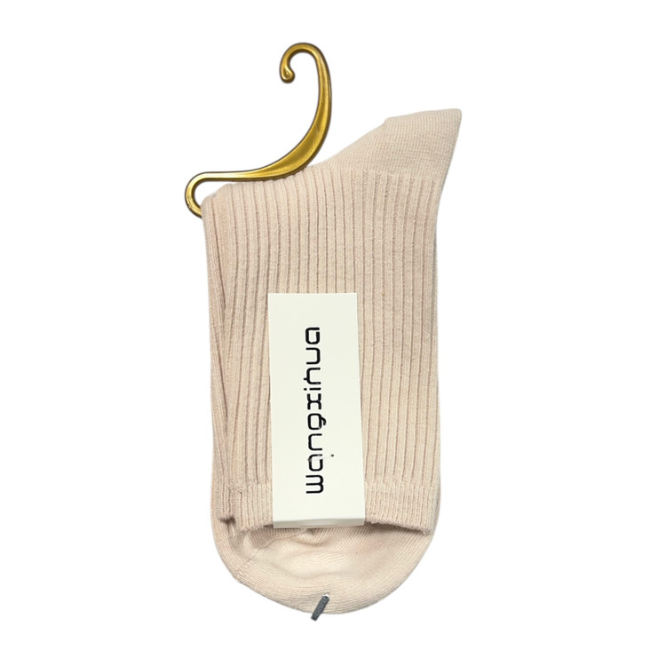 جوراب زنانه کرم خارجی