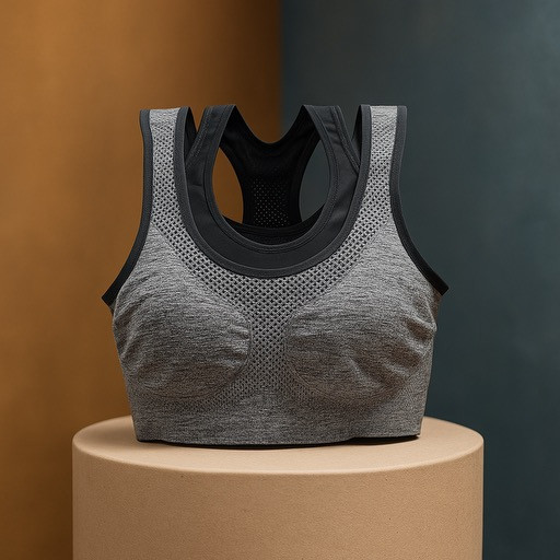 نیم تنه ورزشی زنانه حرفه ای طوسی