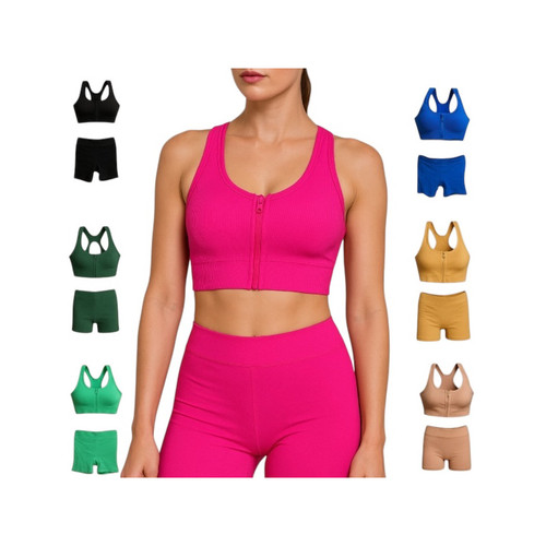 ست نیمتنه و شلوارک در رنگهای متنوع