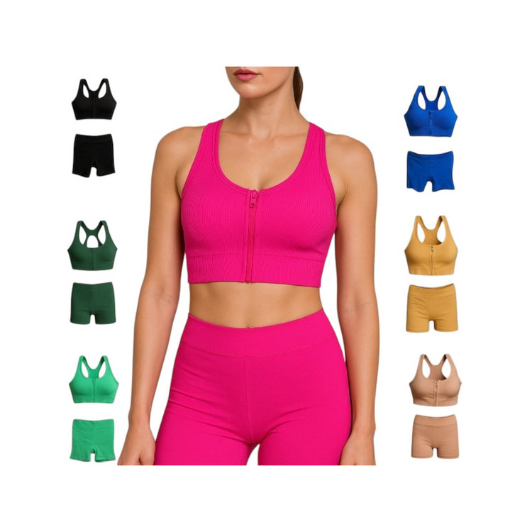 ست نیمتنه و شلوارک در رنگهای متنوع