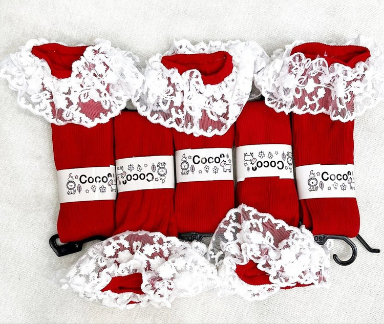 عکس جوراب بچهگانه COCO با بافت کبریتی و طراحی بدون پاشنه ویژه کودکان.