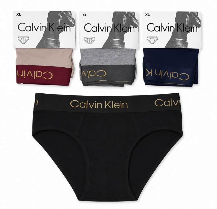 شورت مردانه Calvin Klein مدل اسلیپ نخی | کش پهن برنددار، راحت و تنفسپذیر